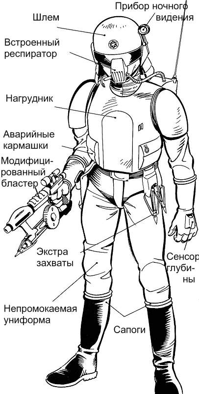 Swamp trooper suit
